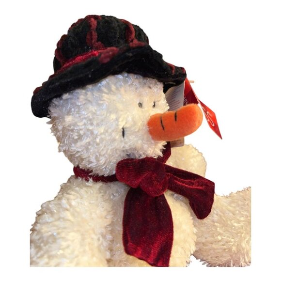 Russ Berrie Freezy the Snowman Sparkly 9" Plush Toy NWT Stuffed Frosty - Picture 4 of 10